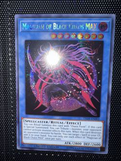 Prismatic Secret Rare Magician Of Black Chaos MAX