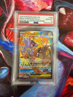 2025 Pokémon Meg En Mega Kangaskhan ex #182 Special Illustration Rare PSA 10