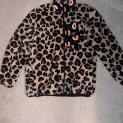 Odd Future Sherpa Leopard  Style Jacket