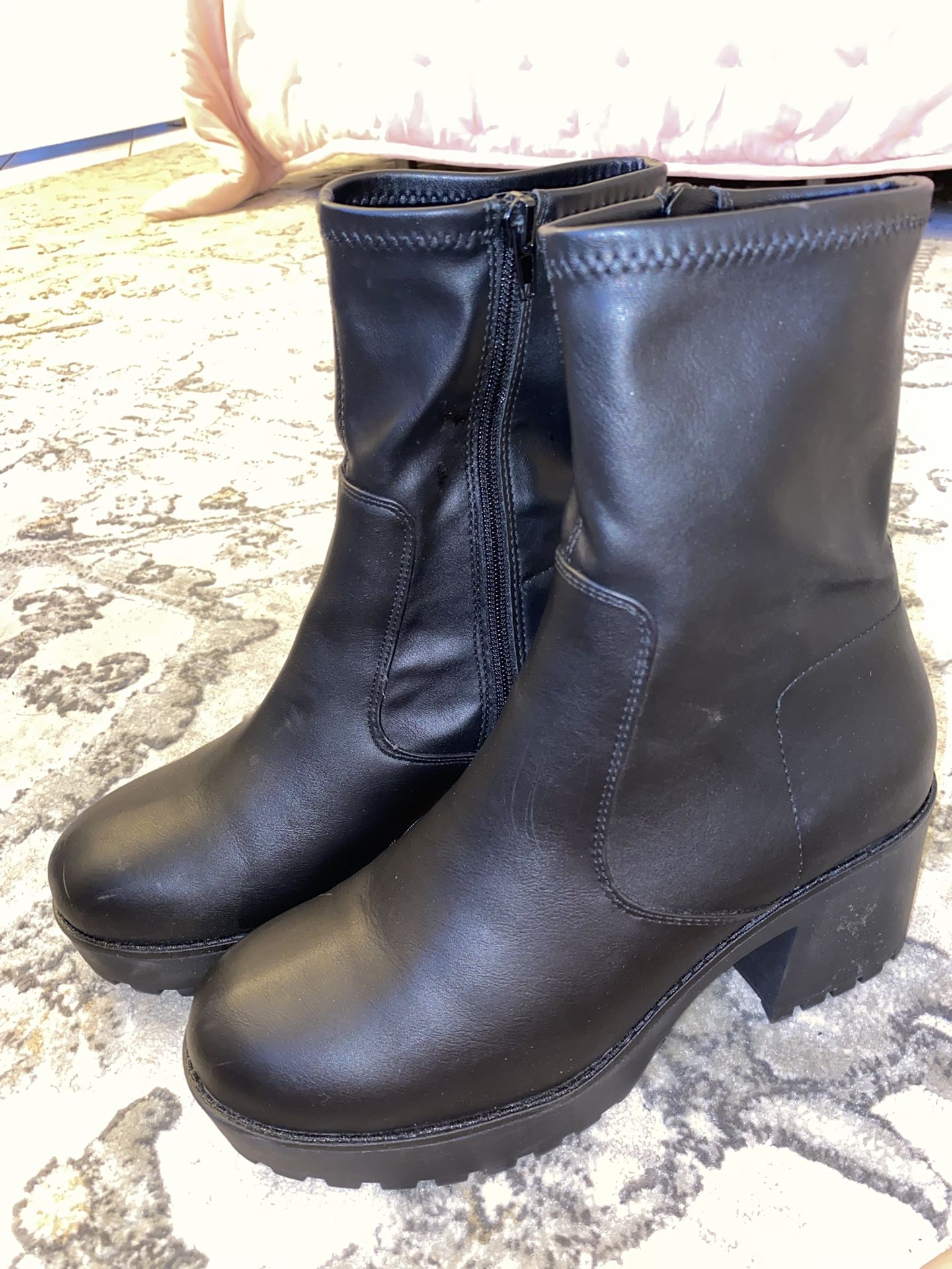 Black Boot Heels