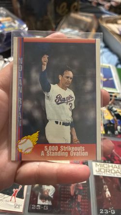 Nolan Ryan 5,000 Strikeouts Baseball Card