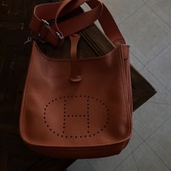 HERMES Orange Purse