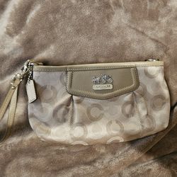 Large Coach Wristlet 
