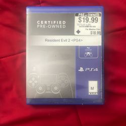 RESIDENT EVIL 2 PS4 