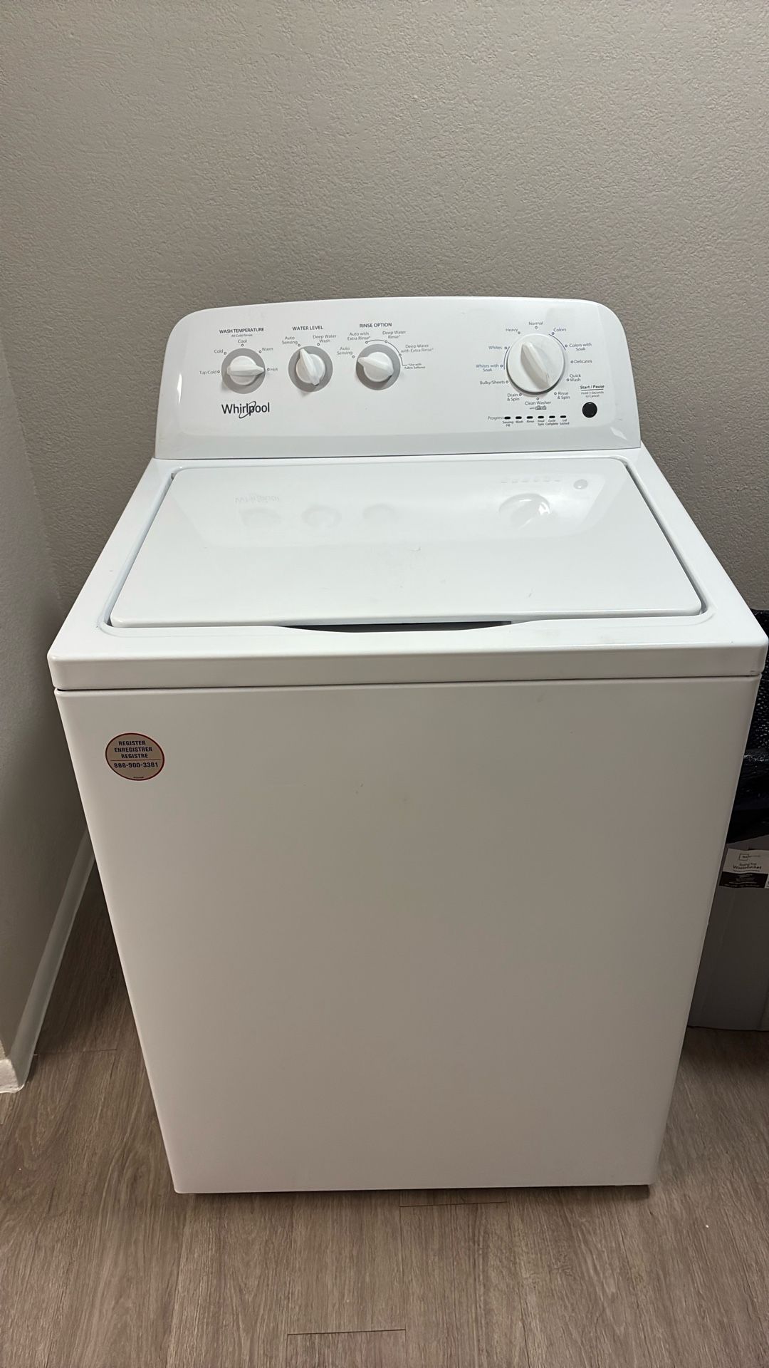 Top Load Whirlpool Washer