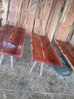 RED CEDAR TABLES