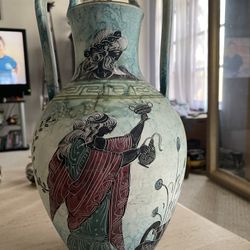 Hand Pained Vase From Greece