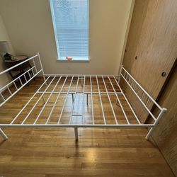 Queen Bed Frame & Mattress