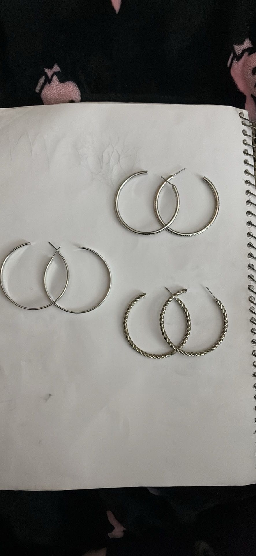 Silver Hoop Earrings