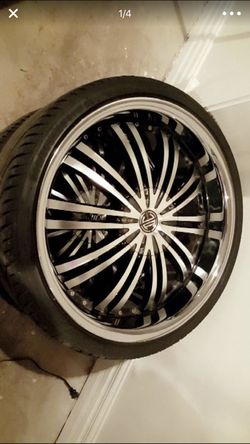 Near Brand New 20” 2 crave Rims