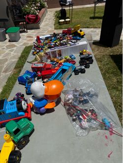 Large Toy Car Lot - Hot Wheels, Matchbox, Disney Cars, Thomas & Friends