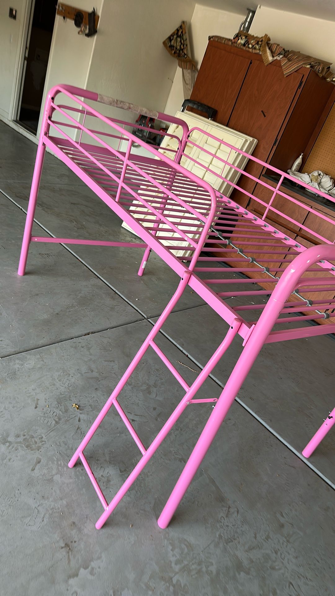 Twin Size Loft Bed Measuring 78 Inches Long By 41 Inches Wide And 50 Inches High With The 36 Inch Clearance