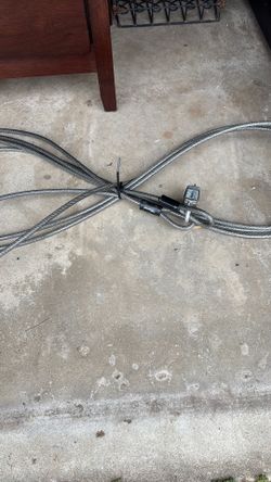 Master lock 30 ft steel cable w lock
