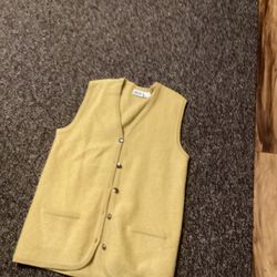 Yellow Mustard Colored Vest 