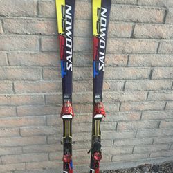 Salomon 165SL Equip3V Race Skis w/ bindings
