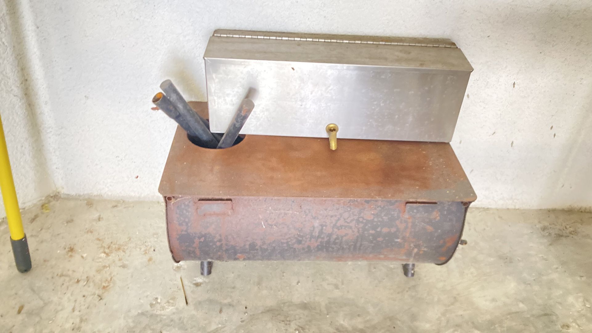 Wood Stove With Got Water Heater