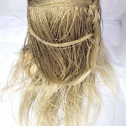 Braided wig blond wig color 27 613 ombre long wig micro millions braids NWOT

