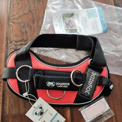 Orange Small No Pull Adjustable Dog Harness