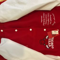 Chicago Bulls Official Game Jacket 