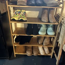 Bamboo Shoe Rack
