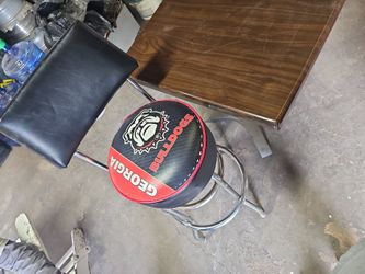University of Georgia Swivel Bar Stool with Back