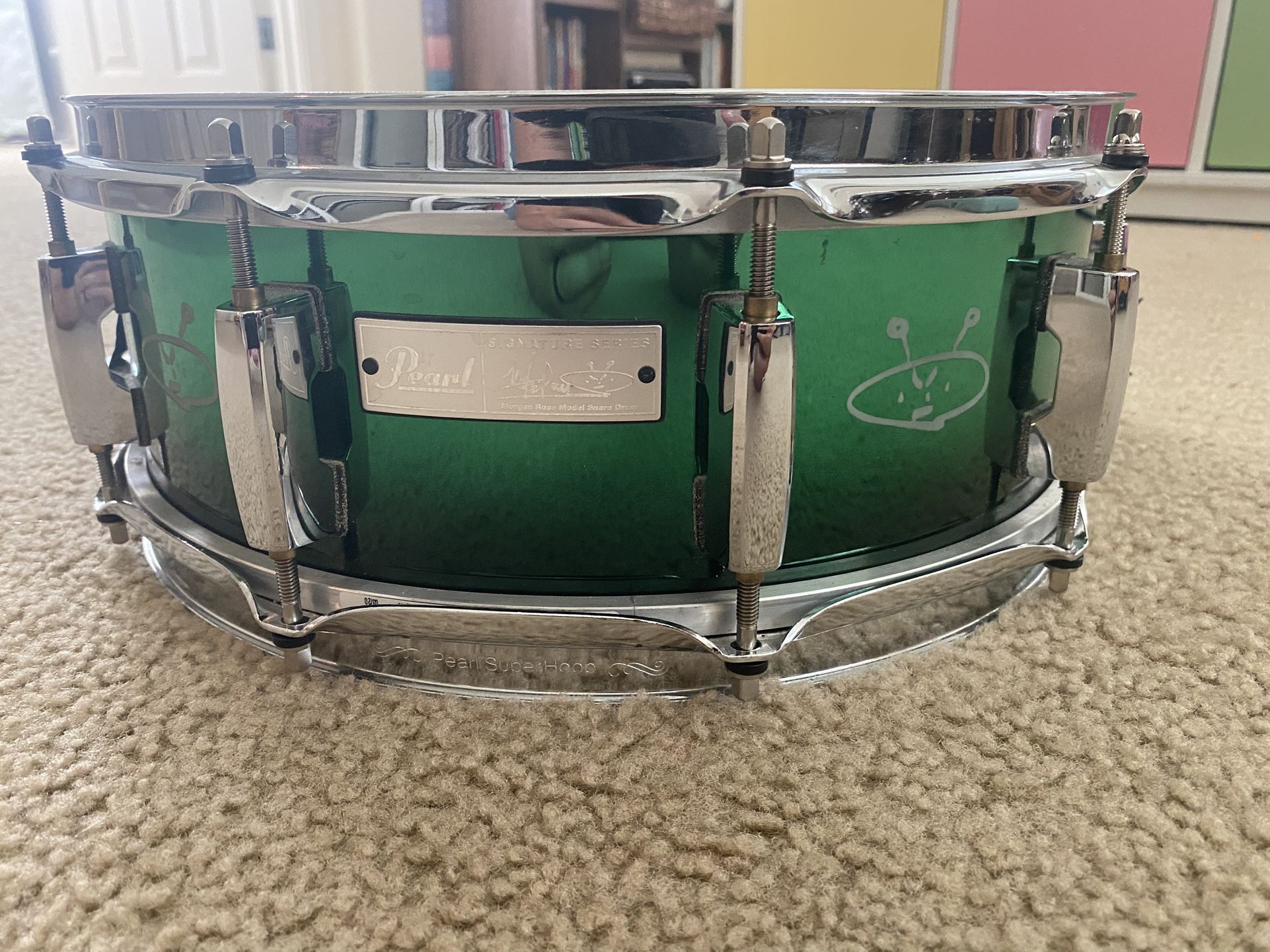 Pearl Morgan Rose Snare Drum 