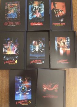 A nightmares on elm street collectors 9 dics all for $25, Disney marvel Harry Potter movies Bluray and dvd collectibles
