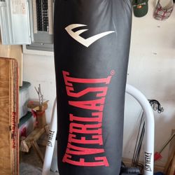 Heavy bag with stand and gloves