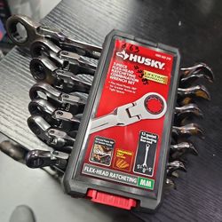 Husky
Flex Ratcheting MM Combination Wrench Set (7-Piece)