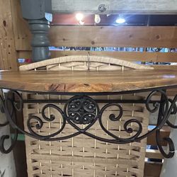 Wood & Metal Shelf