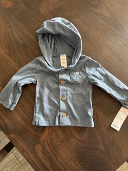 Carter's Baby Hooded Button-Up Jacket 3M