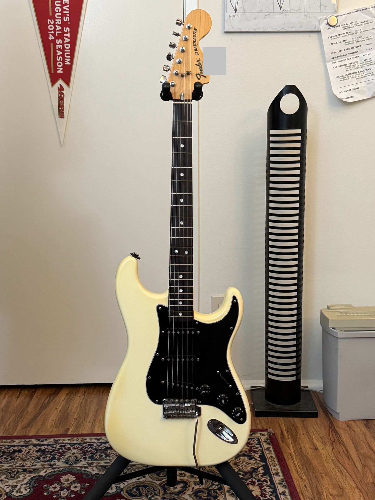 1979 Fender USA Stratocaster Olympic White 100% Stock And Clean!
