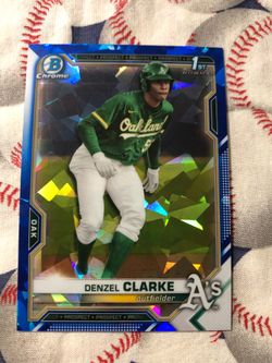 Denzel Clark 1st Bowman Blue Sapphire