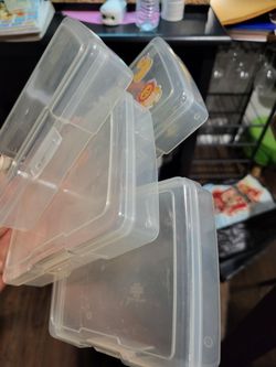 4 clear flashcard holders