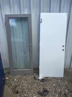 2 Really Good Solid Doors! The White One Is Fire Retardant!!  $200