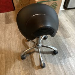 Hair Cutting Saddle Chair
