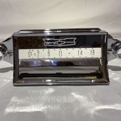 1957  Radio Chrome Bezel w/ Plastic Face Plate