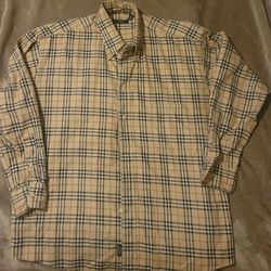 Burberry Original Men's Shirt Long Sleeve Only Worn 3 Times