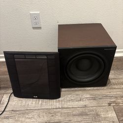 B&W ASW610 Bowers & Wilkins Powered Active Subwoofer 200W Amplifier WORKS