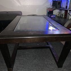 Glass Center Coffee Table