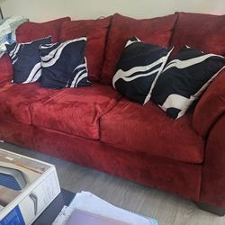 Couch, Full Size w/ Matching Chair 