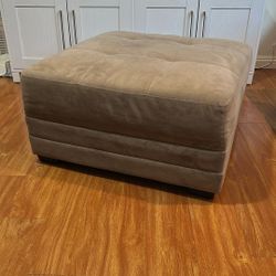 Taupe Ottoman