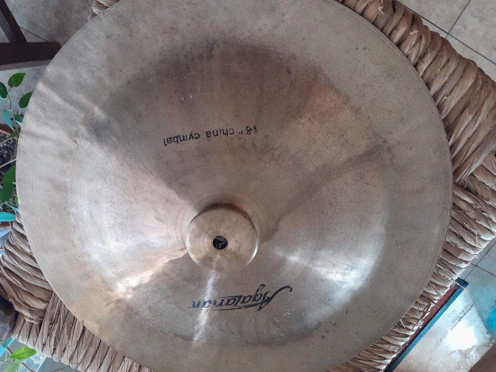 Agrarian China Crash Cymbals Drums Instruments Percussion Music Entertainment