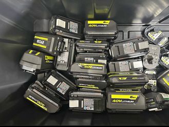 Ryobi 40 Volt Batteries (more coming soon, don’t have prices yet)