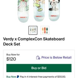 Verdy X Complex Con Skateboard 