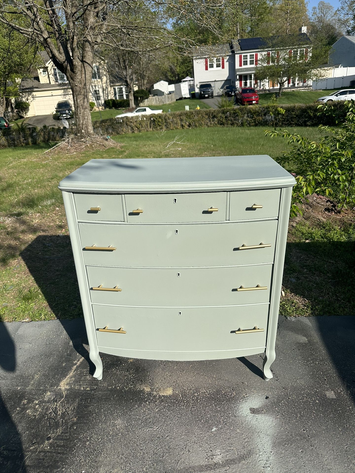 Elegant antique dresser chest
