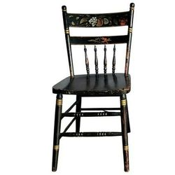 Antique Stenciled Side Chair