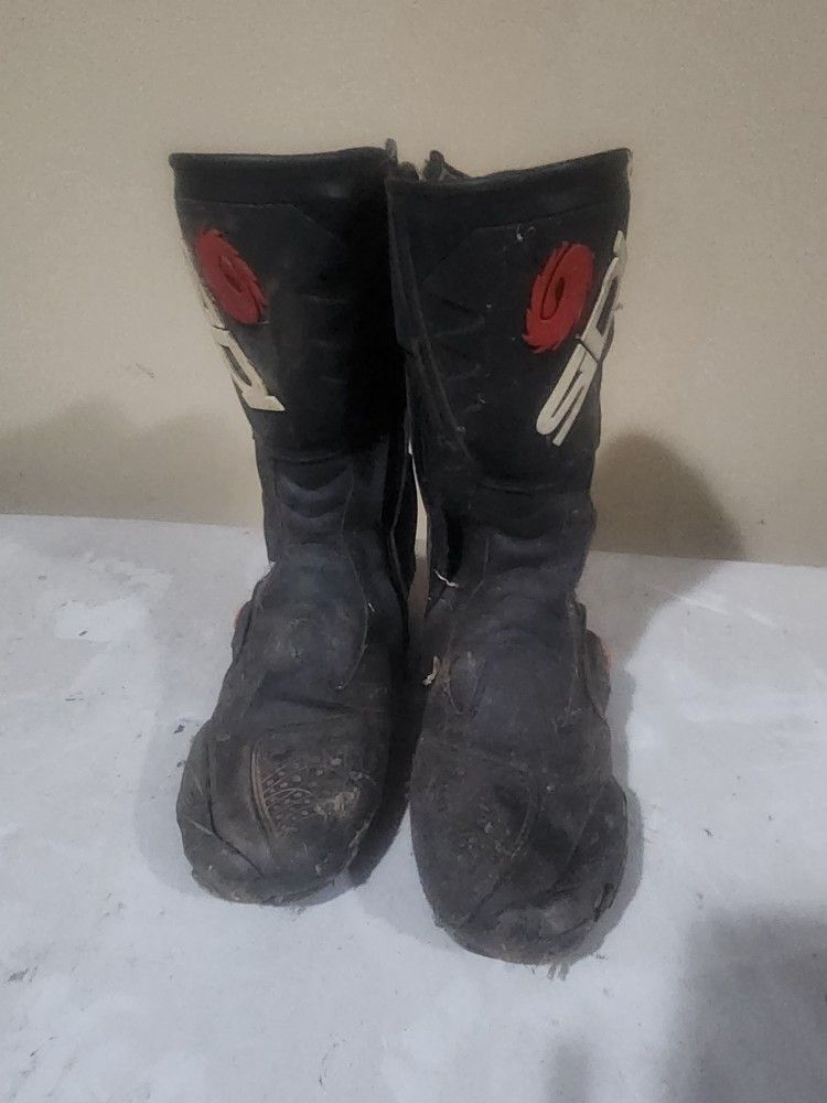 Sidi men's 9.5 motorcycle full size riding boots