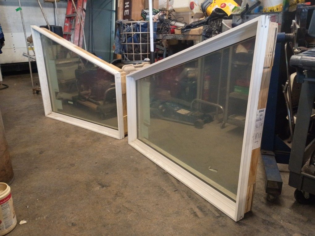 New Dual Glazed Windows  Glazed In Wood Frames 