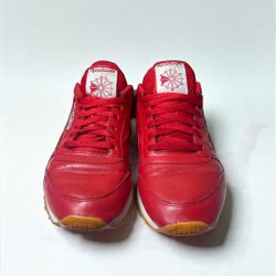Classic Leather Red Gum Reebok Shoes